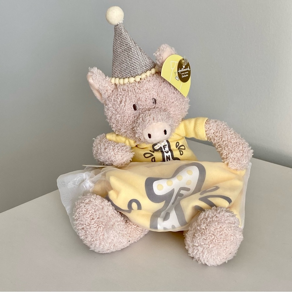 Hallmark 1st Birthday Bear & Tee 12-18 Months NWT